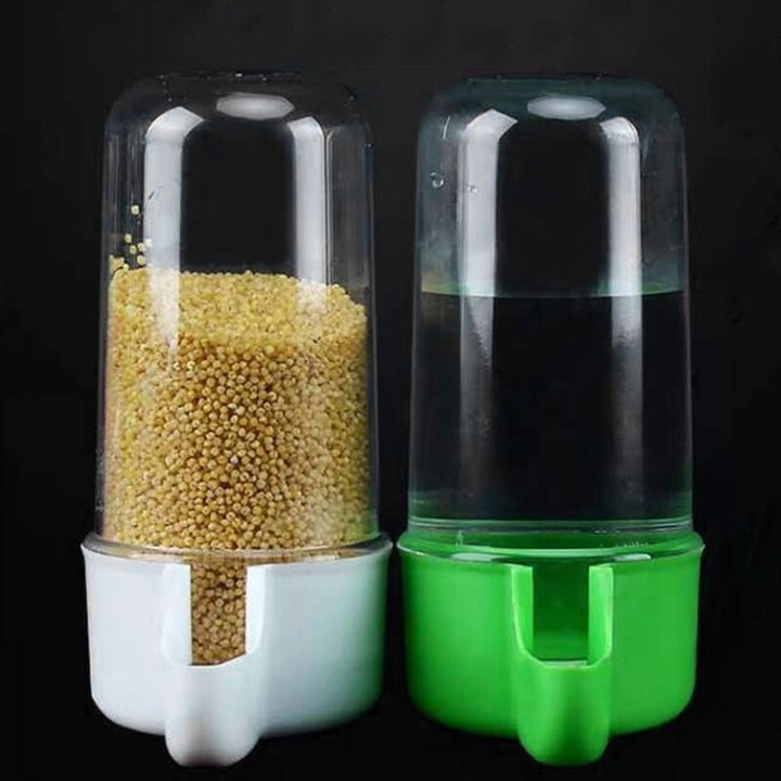 2 Pieces Bird Feeder Plastic Water Food Dispenser