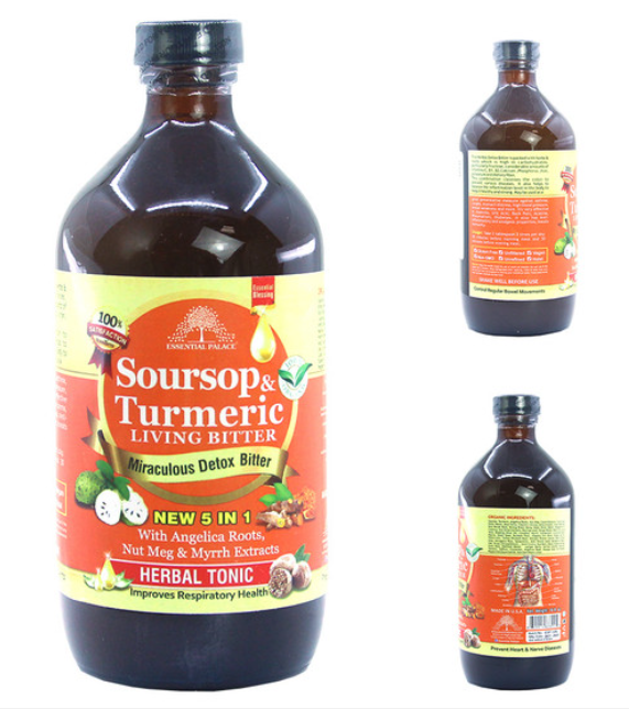 Soursop & Turmeric Living Bitter 16oz