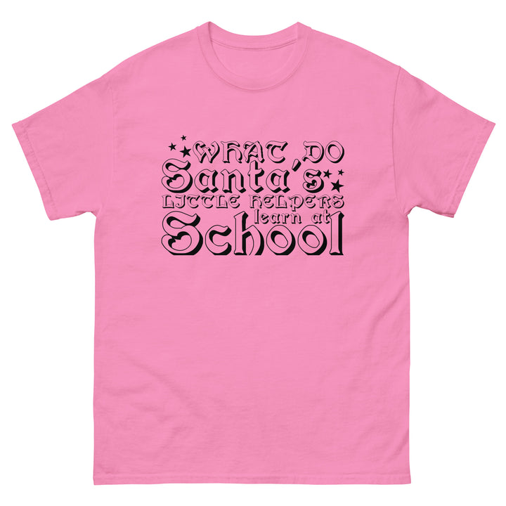 What Do Santa's Little Helpers Learn At School Classic Tee