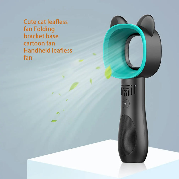 Cat Outdoor Usb Rechargeable Bladeless Fan